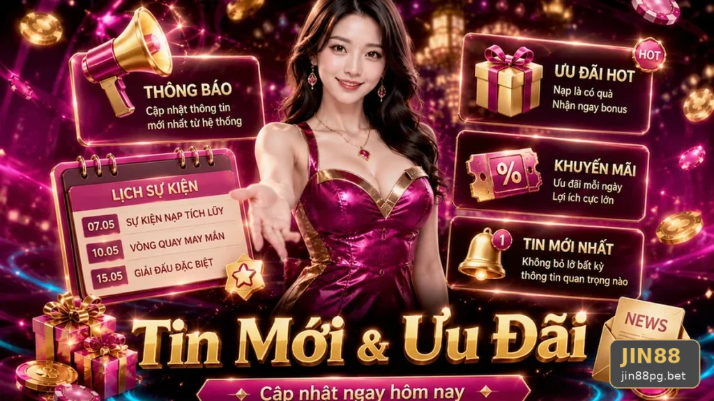 Hướng Dẫn JIN88 Qua Góc Nhìn Dữ Liệu: Đọc Tin Mới, Ưu Đãi Và Điều Kiện Khuyến Mãi Tại jin88pg.bet