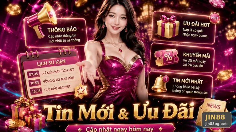 Hướng Dẫn JIN88 Qua Góc Nhìn Dữ Liệu: Đọc Tin Mới, Ưu Đãi Và Điều Kiện Khuyến Mãi Tại jin88pg.bet