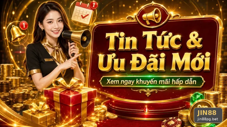 Hướng dẫn JIN88: Kiểm tra giao diện và đọc dữ liệu ưu đãi, điều kiện khuyến mãi tại jin88pg.bet